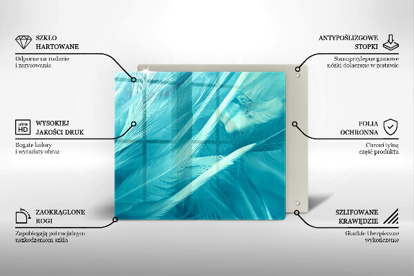 Kitchen worktop saver Delicate feathers