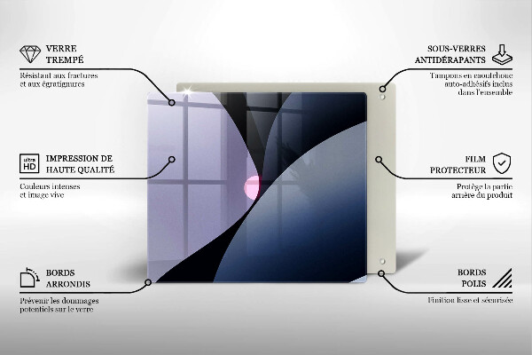 Kitchen worktop saver Abstraction shapes