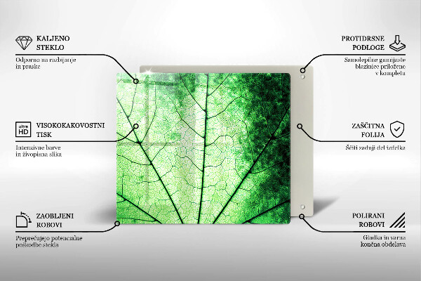 Kitchen worktop saver Decorative leaf