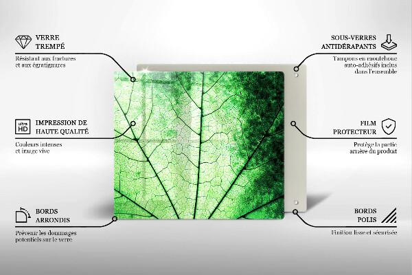 Kitchen worktop saver Decorative leaf