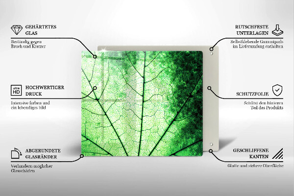 Kitchen worktop saver Decorative leaf