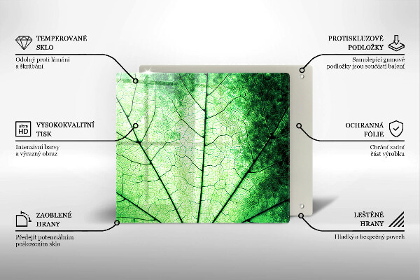 Kitchen worktop saver Decorative leaf