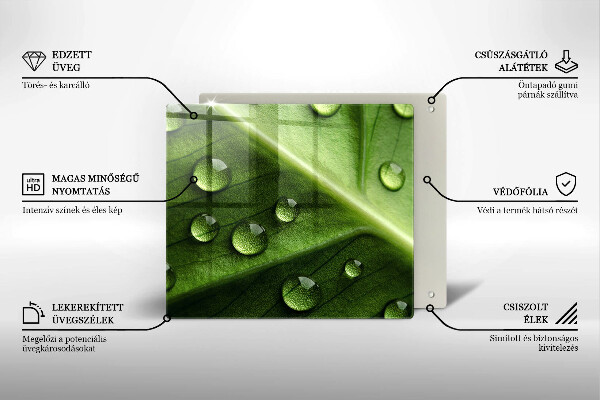 Kitchen worktop saver Nature Rosa and Leaf