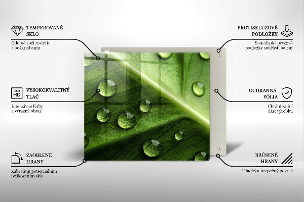 Kitchen worktop saver Nature Rosa and Leaf