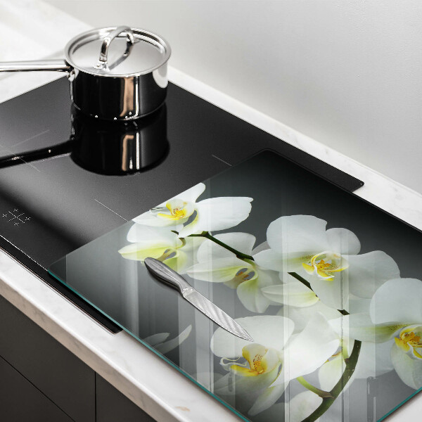 Kitchen worktop saver White orchid flowers