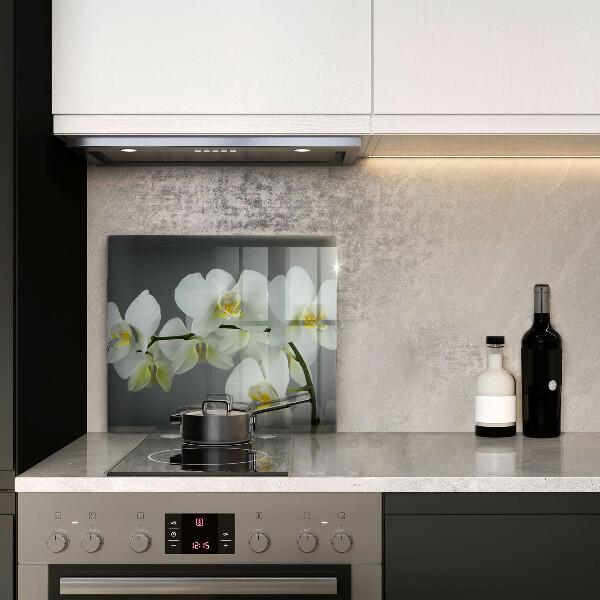 Kitchen worktop saver White orchid flowers