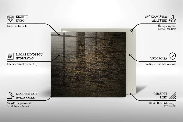 Kitchen worktop saver Wood texture