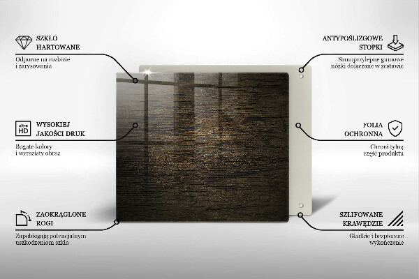 Kitchen worktop saver Wood texture