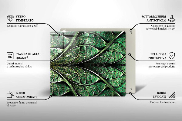 Worktop saver Vein leaf structure