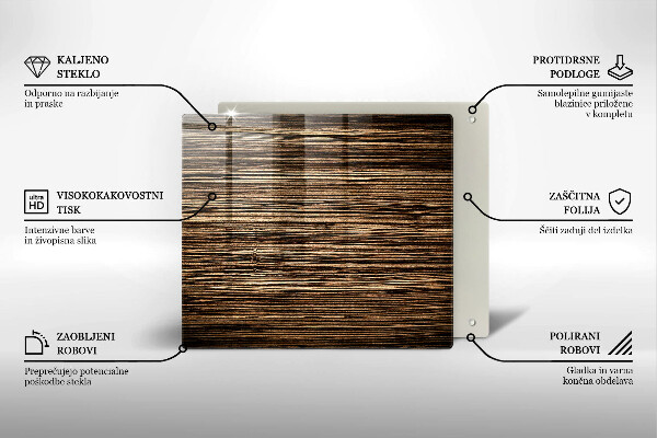 Worktop saver Wood texture