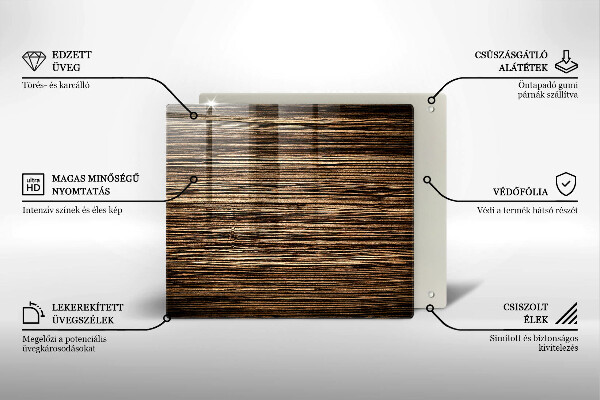 Worktop saver Wood texture