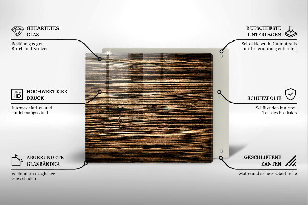Worktop saver Wood texture