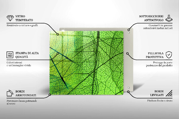 Kitchen worktop saver Natura leaves