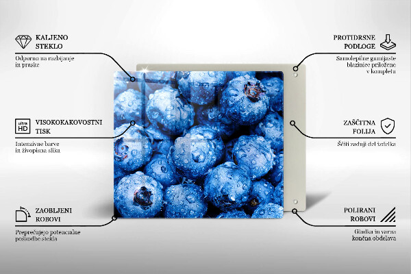 Worktop heat protector Juicy blueberries