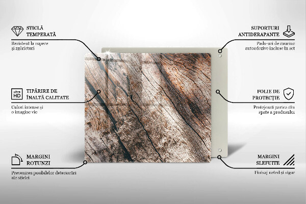Worktop heat protector Wood structure