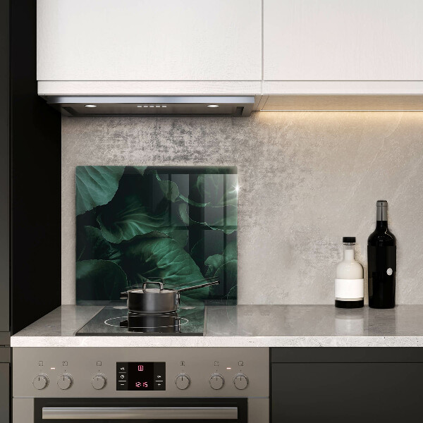 Worktop heat protector Wild dark leaves