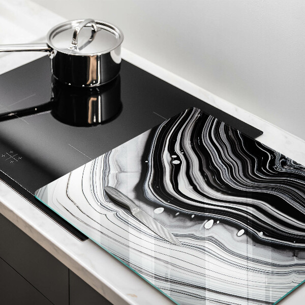 Worktop heat protector Ink abstraction