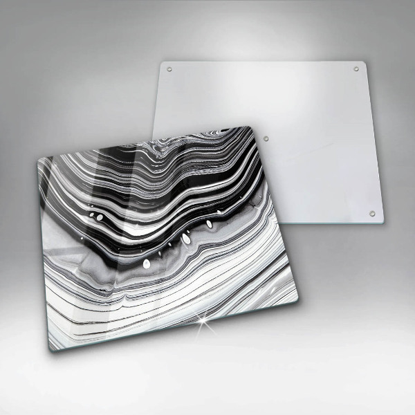 Worktop heat protector Ink abstraction