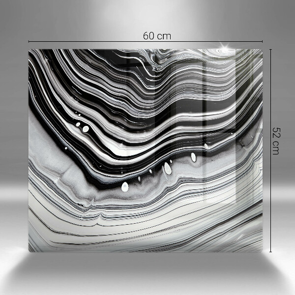 Worktop heat protector Ink abstraction