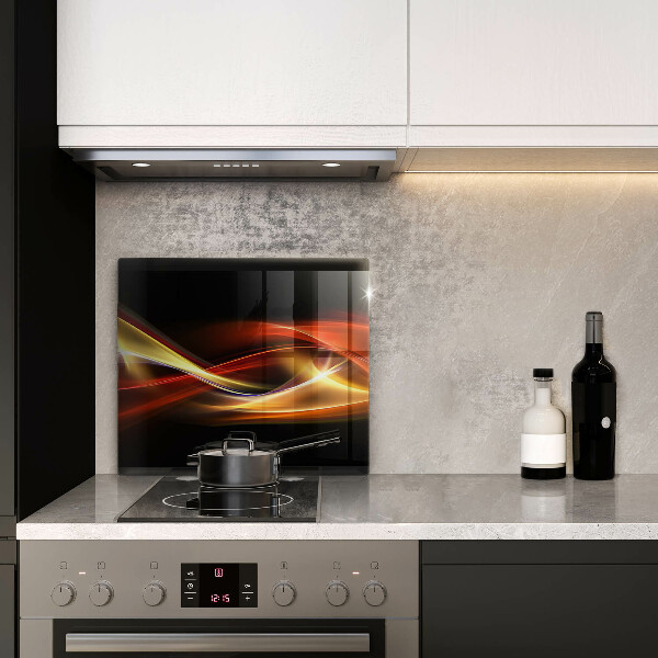 Kitchen worktop saver Abstraction of smoke and light