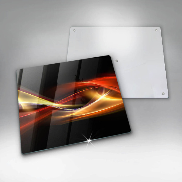 Kitchen worktop saver Abstraction of smoke and light