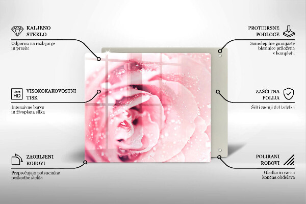 Kitchen worktop saver Rosa drops and rose flower