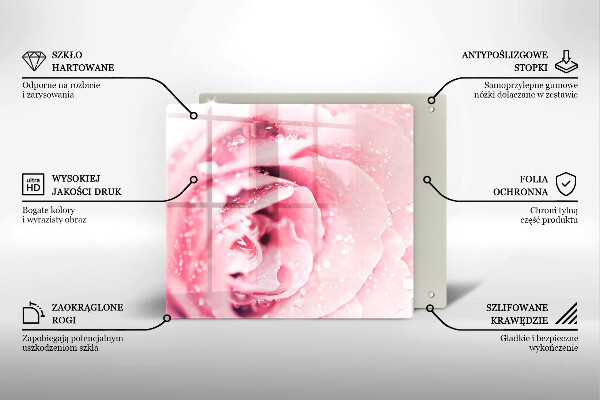 Kitchen worktop saver Rosa drops and rose flower