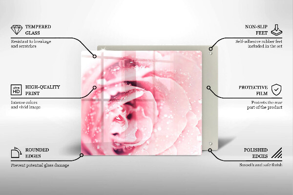 Kitchen worktop saver Rosa drops and rose flower