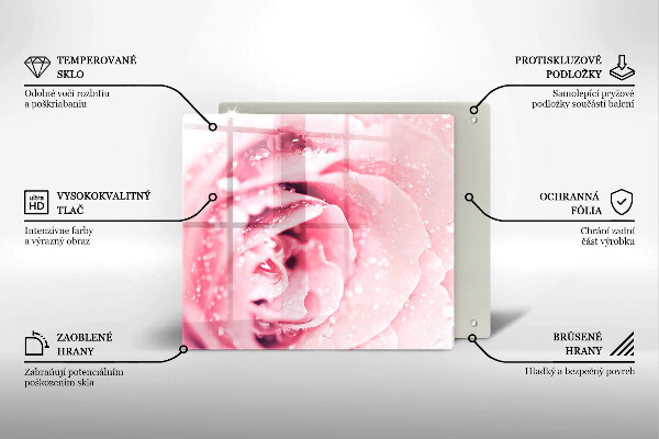 Kitchen worktop saver Rosa drops and rose flower