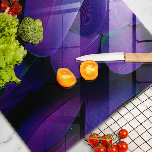 Kitchen worktop saver Neon feathers