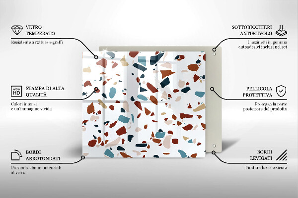 Kitchen worktop cover Decorative stone