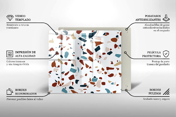 Kitchen worktop cover Decorative stone