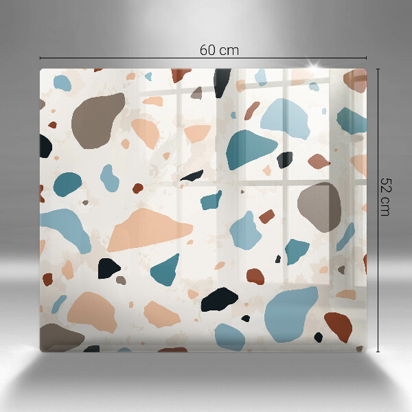 Glass kitchen board Decorative stone stone