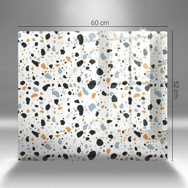 Glass kitchen board Decorative stone stone