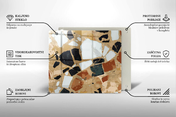 Kitchen worktop saver Decorative stones