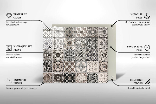 Kitchen worktop saver Decorative tiles