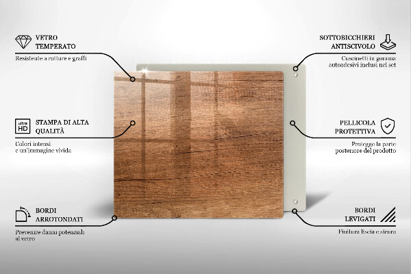 Kitchen worktop saver Wood texture