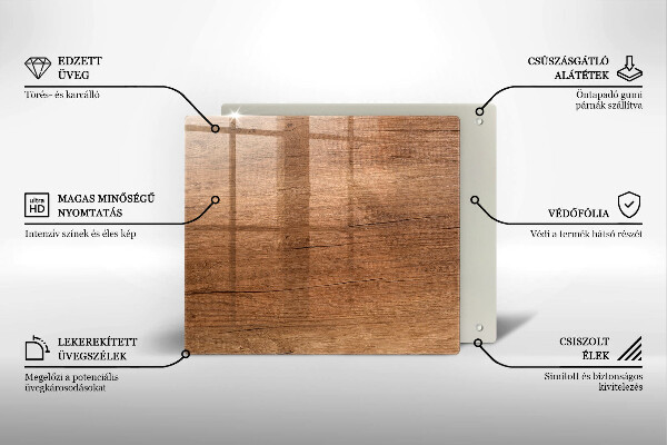 Kitchen worktop saver Wood texture