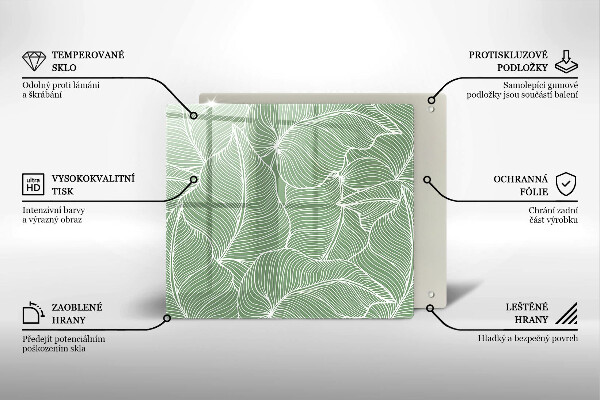 Kitchen worktop saver Linear leaves