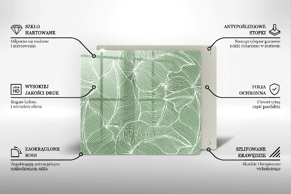 Kitchen worktop saver Linear leaves