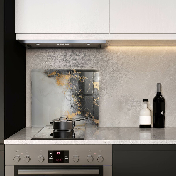 Kitchen worktop saver Abstraction with gold