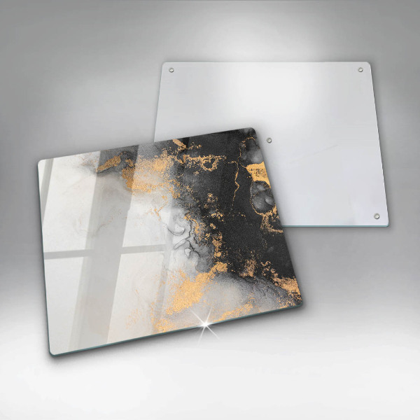 Kitchen worktop saver Abstraction with gold