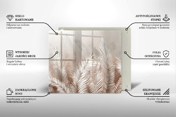 Kitchen worktop saver Boho leaf vegetation