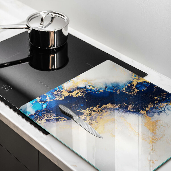 Kitchen worktop saver Abstraction with blue
