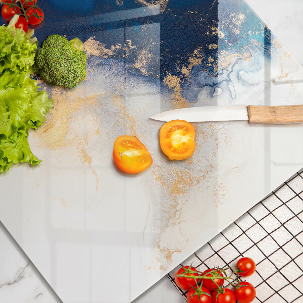 Kitchen worktop saver Abstraction with blue