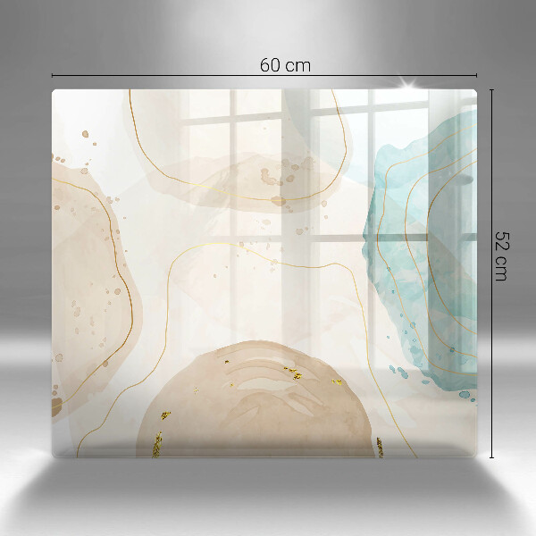 Kitchen worktop saver Bright boho shapes