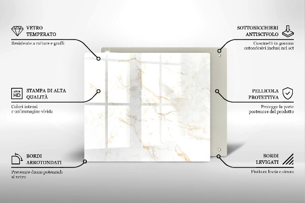 Kitchen worktop saver Elegant stone marble