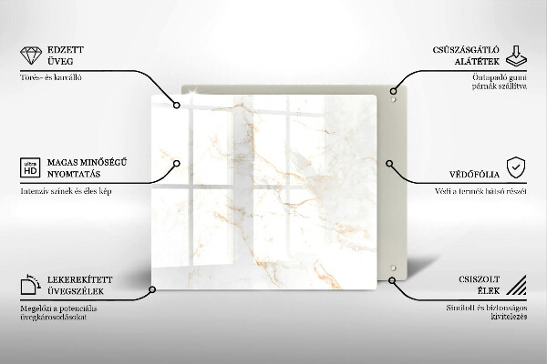 Kitchen worktop saver Elegant stone marble