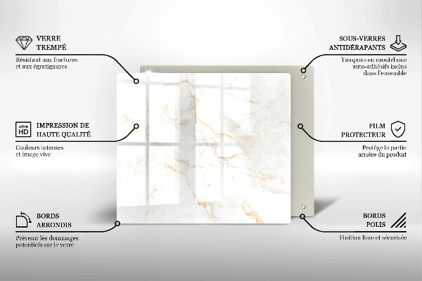 Kitchen worktop saver Elegant stone marble