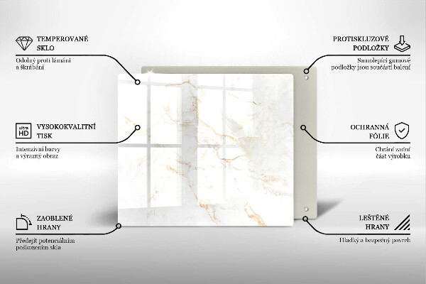 Kitchen worktop saver Elegant stone marble